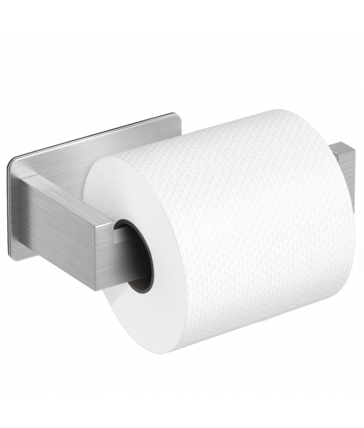 Auxmir Adhesive Toilet Paper Holder, No Drilling Toilet Roll Holder Wall Mount, Premium Thicken SUS304 Stainless Steel, Rustproof Toilet Tissue Holder for Bathroom Kitchen Washroom RV