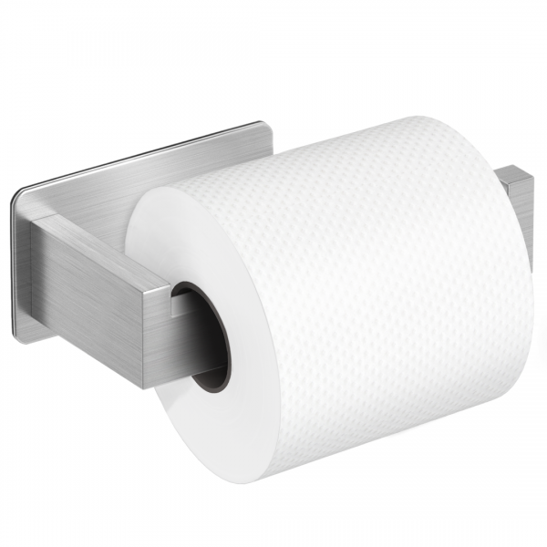 Auxmir Adhesive Toilet Paper Holder, No Drilling Toilet Roll Holder Wall Mount, Premium Thicken SUS304 Stainless Steel, Rustproof Toilet Tissue Holder for Bathroom Kitchen Washroom RV